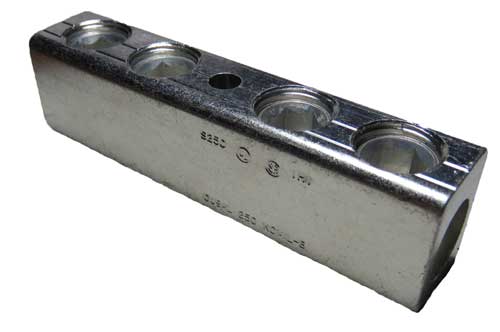 P250 250 kcmil (4/0 AWG) aluminum splicer-reducer lug